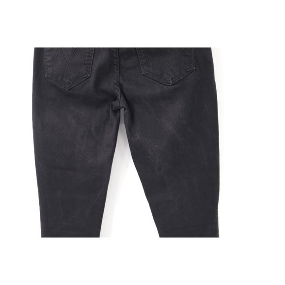 Mother jeans Women's 26 The Stunner Double Zip Ankle step fray not guilty black - Picture 8 of 15